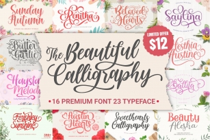 The Beautiful Calligraphy Bundles Font Download
