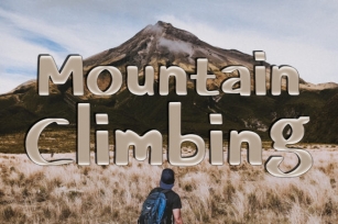Mountain Climbing Font Download