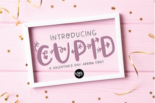 CUPID a Valentine Arrow Font Font Download