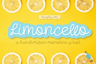 Limoncello Handwritten Monoline Script Font Download