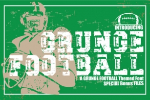 Grunge Football Font Download