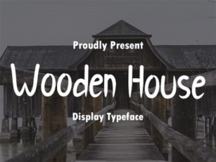 Wooden House Font Download