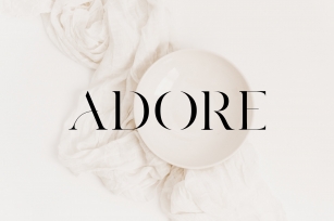 Adore Modern Serif Font Download