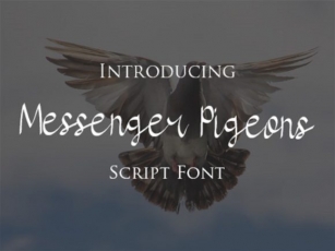Messenger Pigeons Font Download