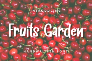 Fruits Garden Font Download