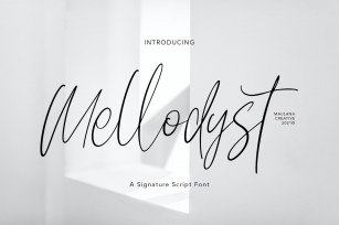 Mellodyst Signature Font Download