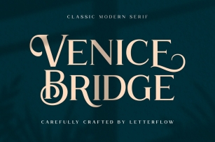 Venice Bridge Font Download