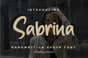 Sabrina Handwritten Brush Font Download