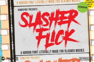 Slasher Flick Font Download