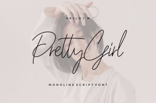 Pretty Girl Monoline Font Download