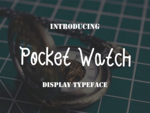 Pocket Watch Font Download