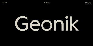 Geonik Font Download