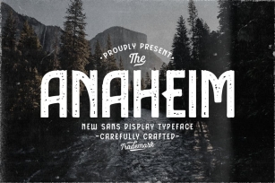 Anaheim Sans Display Typeface Font Download