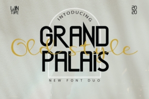 Grand Palais Old Style Font Download