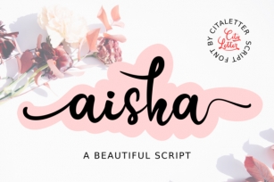 Aisha Script Font Download
