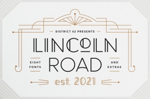 SALE! Lincoln Road Collection Font Download