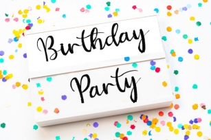 Birthday Party Font Download
