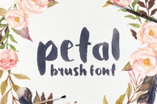 Petal - Brush Font Font Download
