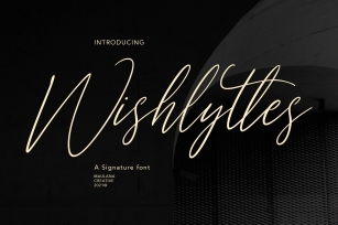 Wishlyttes Signature Font Download