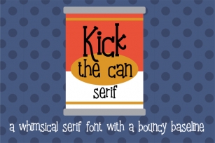 PN Kick the Can Serif Font Download