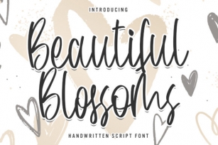 Beautiful Blossoms Font Download