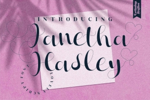 Janetha Hasley Script LS Font Download