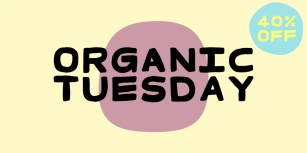 Organic Tuesday Font Download