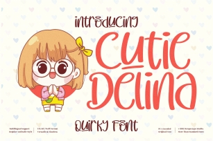 Cutie Delina Font Download