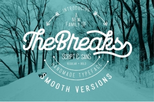 Web The Breaks smooth version Font Download