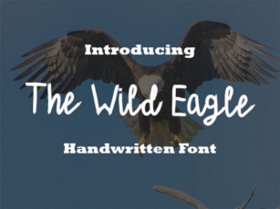 The Wild Eagle Font Download