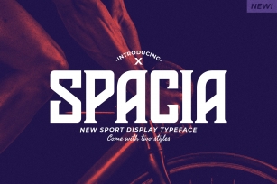 Spacia Display Typeface Font Download