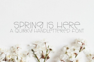 Web Spring Is Here Font Download