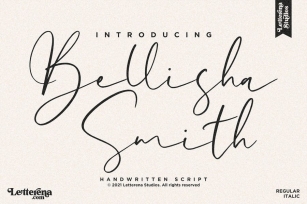 Bellisha Smith Signature Script LS Font Download