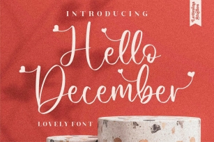 Hello December Script LS Font Download