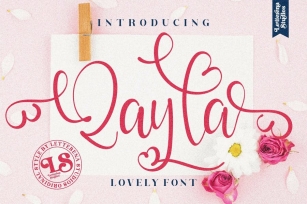 Qayla Script Font LS Font Download