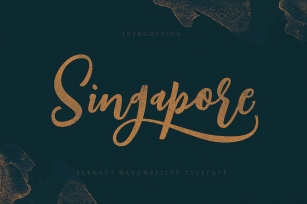 Singapore Script Font Font Download