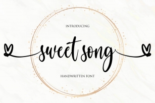 sweet song Font Download