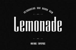 Lemonade Unique Display Font Font Download