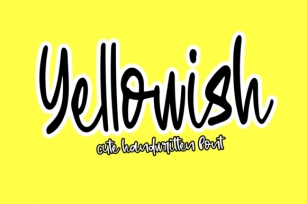 Yellowish Font Download