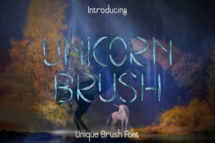 Unicorn Brush Font Download