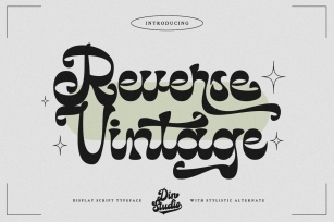 Reverse Vintage Font Download