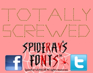 TOTALLY SCREWED Font Download