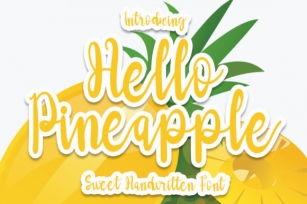 Hello Pineapple Font Download