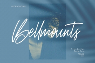 Bellmounts Handwritten Script Font Download