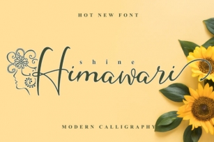 Shine Himawari Font Download