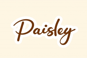 Paisley Font Download