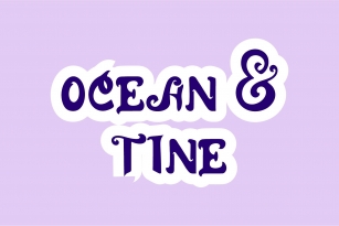 Ocean and Tine Font Download