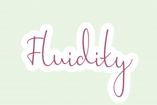 Fluidity Font Download
