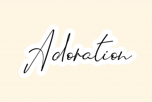 Adoration Font Download