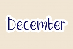 December Font Download